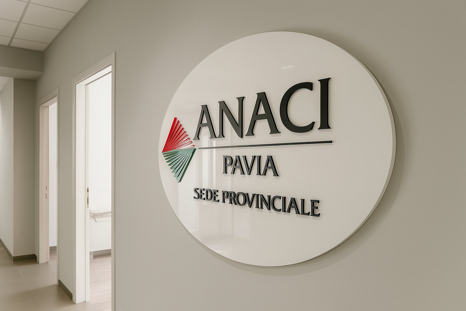 insegna in plexiglass